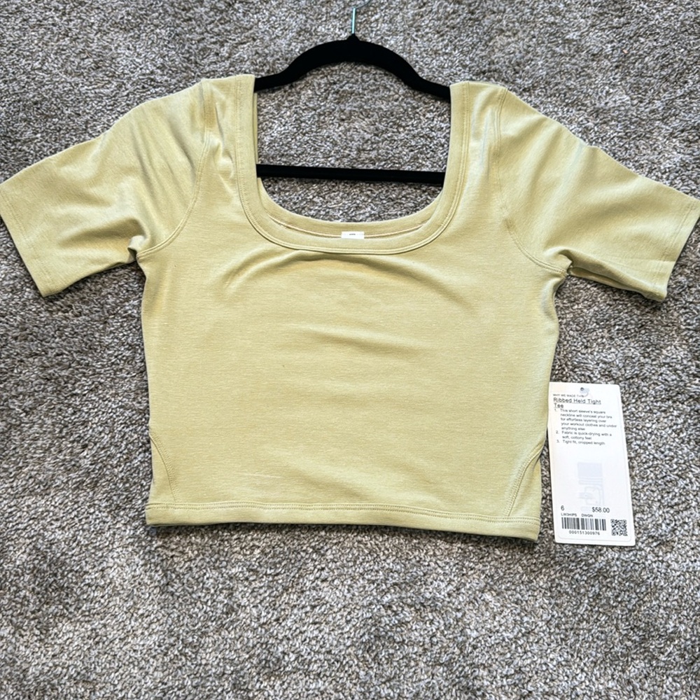 Lululemon Ribbed Held Tight‎ Short Sleeve Shirt